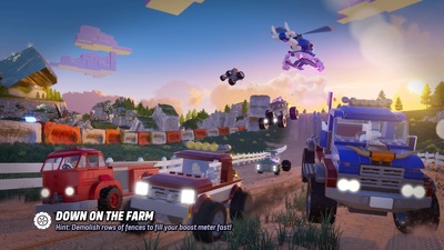 Mario Kart на тему LEGO: Утекли первые скриншоты и детали гоночной игры LEGO 2K Drive